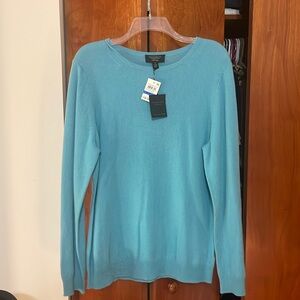 NWT Baby blue Cashmere sweater